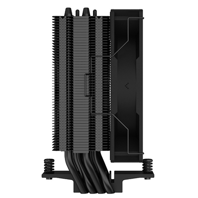 DeepCool AG400 Black ARGB V2 CPU Air Cooler, 120mm PWM Fan, 4 Direct Touch Heat Pipes, Addressable RGB, LGA1851/1700/1200, AM5/AM4 Compatible, High-Performance Single Tower Cooler image 5