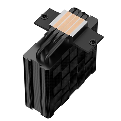DeepCool AG400 Black ARGB V2 CPU Air Cooler, 120mm PWM Fan, 4 Direct Touch Heat Pipes, Addressable RGB, LGA1851/1700/1200, AM5/AM4 Compatible, High-Performance Single Tower Cooler image 6