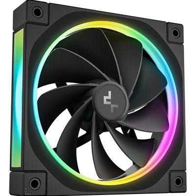 DeepCool FL12 120mm PWM 3 Pack Reverse Fan - High Performance, Low Noise, Fluid Dynamic Bearing, 36 ARGB LEDs, 500-2150 RPM, 55 CFM Airflow, 4-Pin PWM Control image 3