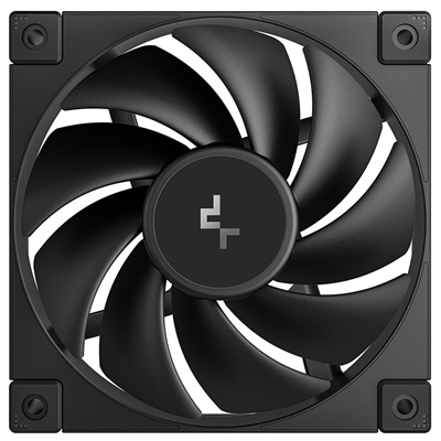 DeepCool FD12 120mm PWM Case Fan, High Airflow, Low Noise, Hydro Bearing, Daisy-Chain 8-Pin Connector, Black, Single Pack image 2