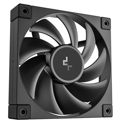 DeepCool FD12 120mm PWM Case Fan, High Airflow, Low Noise, Hydro Bearing, Daisy-Chain 8-Pin Connector, Black, Single Pack image 4