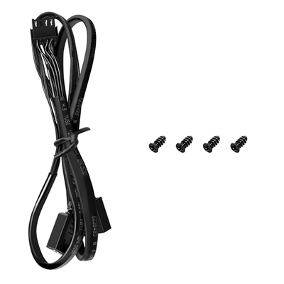 DeepCool FD12 120mm PWM Case Fan, High Airflow, Low Noise, Hydro Bearing, Daisy-Chain 8-Pin Connector, Black, Single Pack image 5