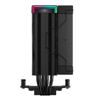 DeepCool AK400 Digital Pro CPU Air Cooler, ARGB Fan & Digital Display, 120mm PWM Fan, 4 Copper Heatpipes, Quiet Operation, Intel & AMD Compatible Black image 2