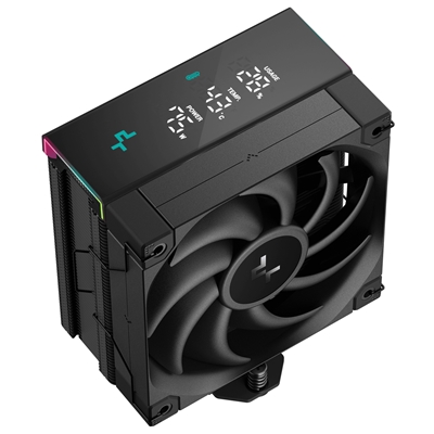 DeepCool AK400 Digital Pro CPU Air Cooler, ARGB Fan & Digital Display, 120mm PWM Fan, 4 Copper Heatpipes, Quiet Operation, Intel & AMD Compatible Black image 5
