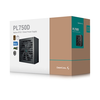 DeepCool PL750D 750W Power Supply, ATX12V V3.1, 80 PLUS Bronze, Non-Modular, 120mm Hydro Bearing Fan, 12VHPWR PCIe 5.0, 5-Year Warranty image 5