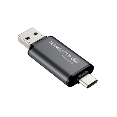 Team TX1364GC01 2 in 1 Dual OTG 64GB Flash Drive, X1 USB 3.2 Gen1, Type C & A, Plug and Play image 2