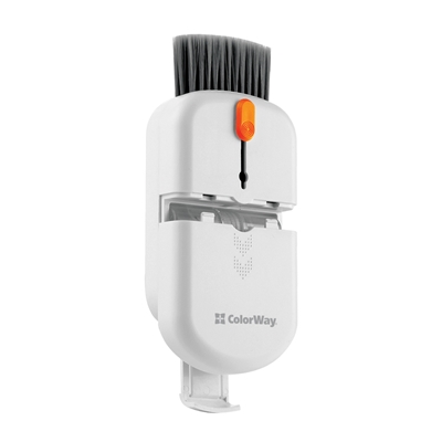 ColorWay CW-1111 10-in-1 Electronics Cleaning Kit Designed For Safely Cleaning Headphones, Keyboards, Screens and Cameras. Includes A Retractable Brush, Flocked Sponge, Microfiber Wipes, Screen Cleaner Spray, Key Remover, In A Compact Case Featuring A Pho image 2