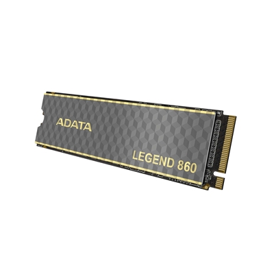 Adata Legend 860 (SLEG-860-1000GCS) 1TB NVMe SSD, PCIe Gen4, M.2 Interface, 2280, Read 5000 MB/s, Write 3000 MB/s, Heatsink 5 Year Warranty image 3