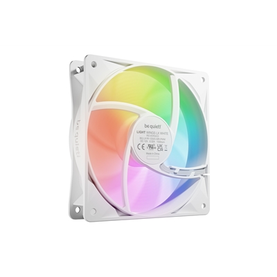 be quiet! Light Wings LX 120mm PWM Reverse, White, ARGB Lighting, High Airflow, 60,000 Hours, 3 year warranty image 4