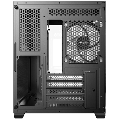 Antec CX60M ARGB Mini Tower Gaming Case, 1 x USB Type-C / 2 x USB 3.0, Tempered Glass Front and Side Window Panel, Water Cooling SUpport, 3 x Pre-Installed ARGB LED Fans, Micro-ATX, ITX Compatible image 2