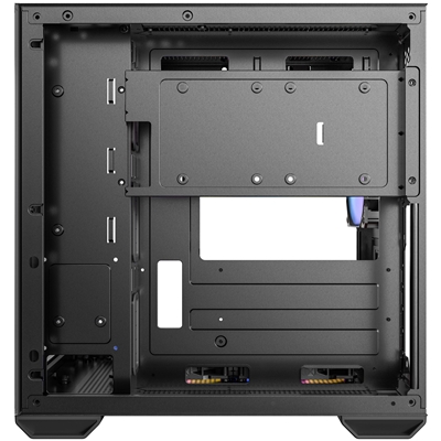 Antec CX60M ARGB Mini Tower Gaming Case, 1 x USB Type-C / 2 x USB 3.0, Tempered Glass Front and Side Window Panel, Water Cooling SUpport, 3 x Pre-Installed ARGB LED Fans, Micro-ATX, ITX Compatible image 5