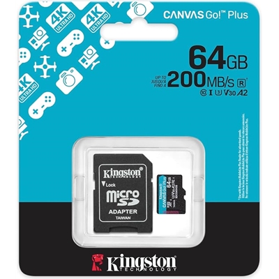 Kingston Canvas Go! Plus SDCG4/256GB 256GB Micro SD Card, UHS-1 (U3) image 3