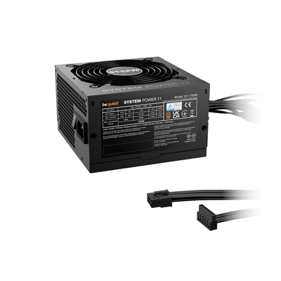 be quiet! System Power 11 750W is ATX 3.1 compliant and PCIe 5.1 compatible, 5-year manufacturer's warranty image 2