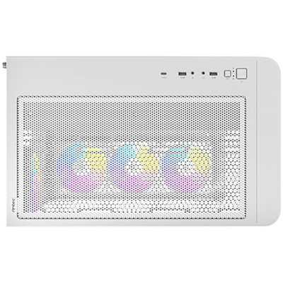 ANTEC Constellation C5 Curve White ARGB Case, Curved Glass Panels, Dual Chamber, Support back-connect motherboards, 4 x ARGB PWM fans with built-in fan controller, ATX, Micro-ATX, ITX image 2