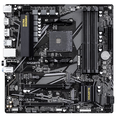 Gigabyte B550M DS3H AC R2 Ultra Durable AMD AM4 Socket Motherboard, Micro-ATX, 4x DDR4 Slots, 2x M.2 Socket, GbE LAN, Wi-Fi 5, 1x DisplayPort / 1x HDMI Port image 4