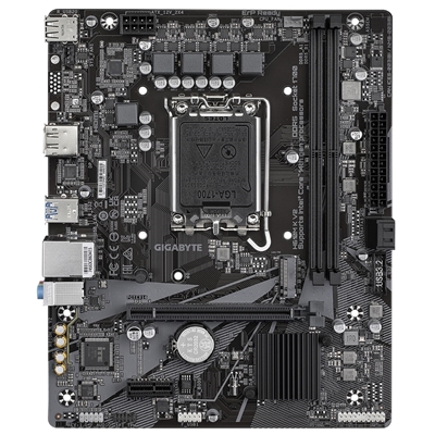 Gigabyte H610M K V2 DDR5 Anti-Sulfur Resistor Intel 1700 Socket Motherboard, Micro-ATX, 2x DDR5 Slots, 1x M.2 Socket, GbE LAN, 1x DisplayPort / 1x HDMI Port image 2