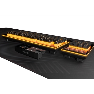 Be Quiet! Dark Mount Silent Linear Modular ARGB Gaming Keyboard with 8 Customisable Display Keys, Silent Linear Orange Switches, Detachable Numpad & Stream Dock image 4