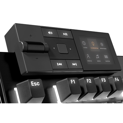 Be Quiet! Dark Mount Silent Linear Modular ARGB Gaming Keyboard with 8 Customisable Display Keys, Silent Linear Orange Switches, Detachable Numpad & Stream Dock image 6