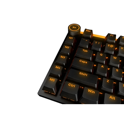 Be Quiet! Light Mount Silent Tactile ARGB Mechanical Keyboard, 3D Media Wheel, 5 Macro Keys, silent keystrokes, hot-swappable 5-pin MX-style switch socket image 5