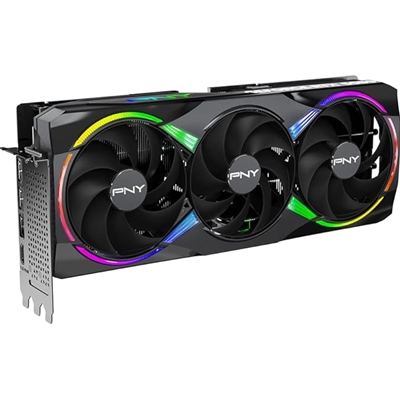 PNY NVIDIA GEFORCE RTX 5080 ARGB EPIC-X RGB OC 16GB, GDDR7 Graphics Card, 10752 Cuda Cores, 2.3GHz Core Clock, Triple Fan, 3 x Display Ports/ 1 x HDMI Port image 2