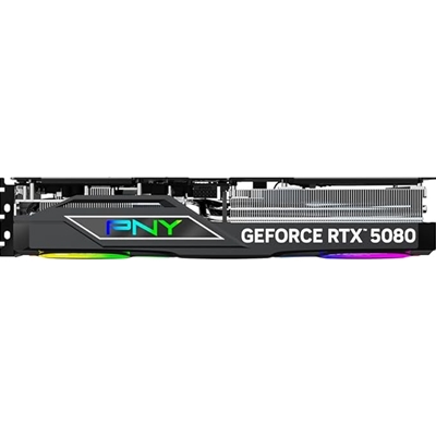 PNY NVIDIA GEFORCE RTX 5080 ARGB EPIC-X RGB OC 16GB, GDDR7 Graphics Card, 10752 Cuda Cores, 2.3GHz Core Clock, Triple Fan, 3 x Display Ports/ 1 x HDMI Port image 4