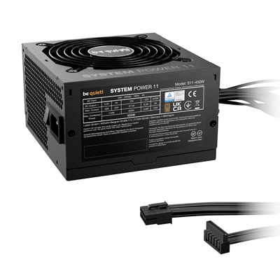 be quiet! System Power 11 450W is ATX 3.1 compliant and PCIe 5.1 compatible, 5-year manufacturer's warranty image 3