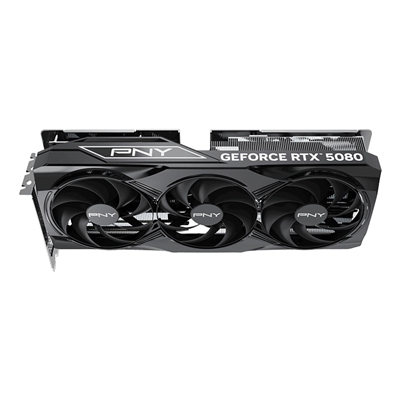 PNY NVIDIA GEFORCE RTX 5080 OC 16GB, GDDR7 Graphics Card, 10752Cuda Cores, 2295 MHz Core Clock, Triple Fan, 3 x Display Ports/ 1 x HDMI Port image 6