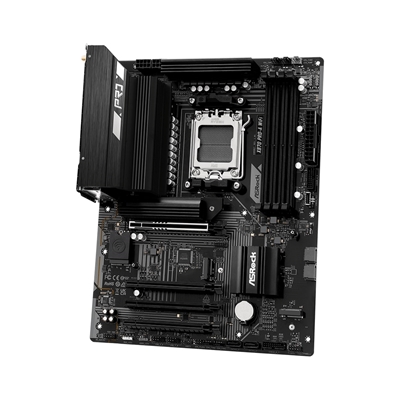 ASRock X870 Pro-A WiFi AMD AM5 Socket Motherboard, 4 x DDR5 Slots, 3x M.2 Socket, 2.5GbE LAN, Wi-Fi 7, 1x HDMI Port / 2x USB-C (USB4) image 5