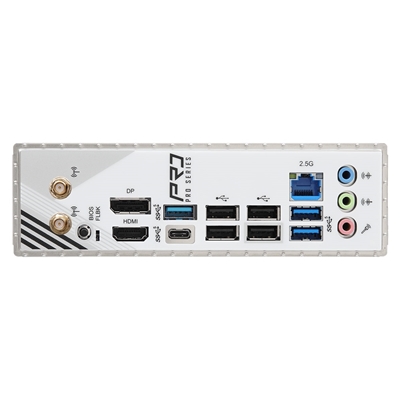 ASRock A620AM Pro RS WiFi AMD Socket AM5 Motherboard, 4x DDR5 Slots, 3x M.2 Socket, 2.5GbE LAN, Wi-Fi 6E, 1x HDMI Port / 1x DisplayPort image 5