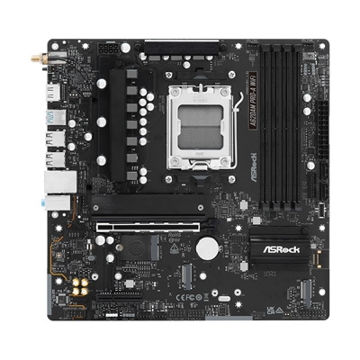 ASRock A620AM PRO-A WIFI AMD Socket AM5 Motherboard, 4 x DDR5 Slots, 3x M.2 Socket, 2.5GbE LAN, Wi-Fi 6E, 1x HDMI Port image 2
