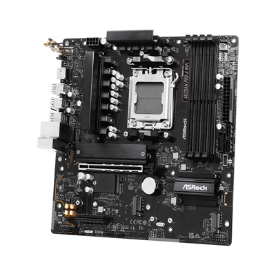 ASRock A620AM PRO-A WIFI AMD Socket AM5 Motherboard, 4 x DDR5 Slots, 3x M.2 Socket, 2.5GbE LAN, Wi-Fi 6E, 1x HDMI Port image 4