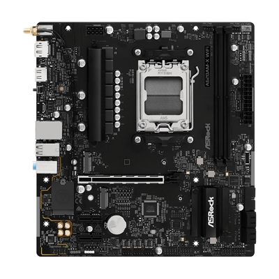 ASRock A620AM-X WIFI AMD AM5 Socket Motherboard, 2x DDR5 Slots, 2x M.2 Socket, 2.5GbE LAN, Wi-Fi 5, 1x HDMI Port / 1x DisplayPort image 2