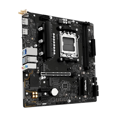 ASRock A620AM-X WIFI AMD AM5 Socket Motherboard, 2x DDR5 Slots, 2x M.2 Socket, 2.5GbE LAN, Wi-Fi 5, 1x HDMI Port / 1x DisplayPort image 3