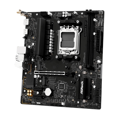 ASRock A620AM-X WIFI AMD AM5 Socket Motherboard, 2x DDR5 Slots, 2x M.2 Socket, 2.5GbE LAN, Wi-Fi 5, 1x HDMI Port / 1x DisplayPort image 4