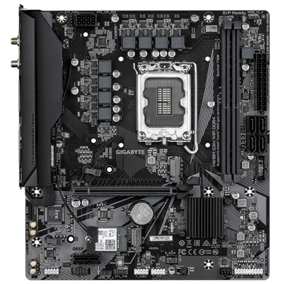 Gigabyte H610M D3H WIFI DDR4 Intel 1700 Socket Motherboard, Micro-ATX, 2x DDR4 Slots, 2x M.2 Socket, GbE LAN, Wi-Fi 5, 1x HDMI Port image 2