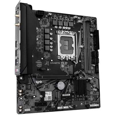 Gigabyte H610M D3H WIFI DDR4 Intel 1700 Socket Motherboard, Micro-ATX, 2x DDR4 Slots, 2x M.2 Socket, GbE LAN, Wi-Fi 5, 1x HDMI Port image 3