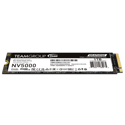 Team NV5000 (TM8FGM001T0C101) 1TB M.2 Interface, PCIe Gen4x4 with NVMe, 2280, Read 5000MB/s, Write 3000MB/s, 3 Year Warranty image 2