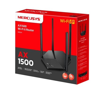 Mercusys MR60X AX1500 Dual-Band Wi-Fi 6 Router image 5