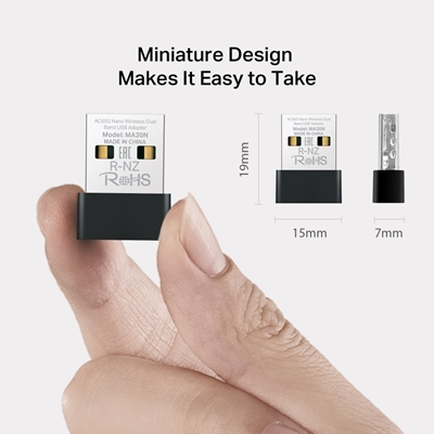 Mercusys MA20N AC650 Nano Wi-Fi USB Adapter image 3