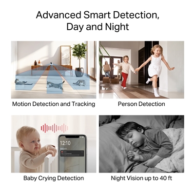 Mercusys MC210 Pan/Tilt Home Security Wi-Fi Camera image 4