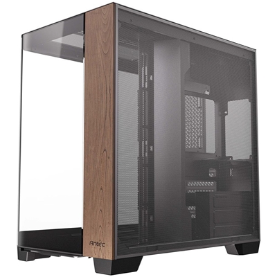 ANTEC Constellation C8 Dual Chamber Case, Gaming, Curve Wood, Full Tower, 2 x USB 3.0 / 1 x USB Type-C, Super wide angle single curved glass with exotic wood, E-ATX, ATX, Micro ATX, ITX image 2