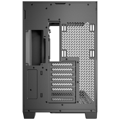 ANTEC Constellation C8 Dual Chamber Case, Gaming, Curve Wood, Full Tower, 2 x USB 3.0 / 1 x USB Type-C, Super wide angle single curved glass with exotic wood, E-ATX, ATX, Micro ATX, ITX image 4