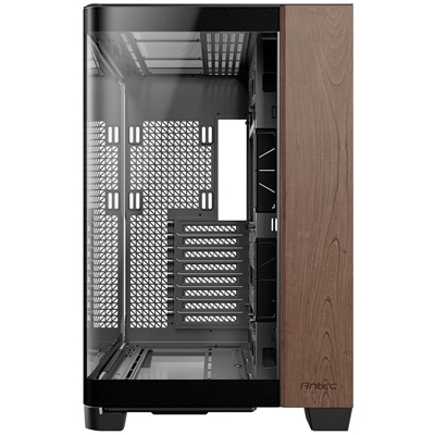ANTEC Constellation C8 Dual Chamber Case, Gaming, Curve Wood, Full Tower, 2 x USB 3.0 / 1 x USB Type-C, Super wide angle single curved glass with exotic wood, E-ATX, ATX, Micro ATX, ITX image 5