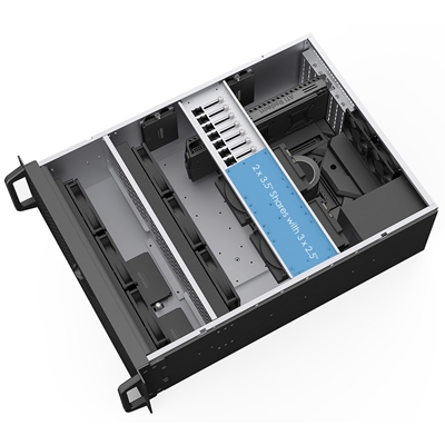 Codegen CSCG4U600GP 4U Rackmount Server Case, 600mm Deep, SSI-EEB/E-ATX/ATX/Micro-ATX Compatible, 8 PCI Expansion Slots, Dual 80mm PWM Cooling Fans, USB-C & USB 3.0 image 6