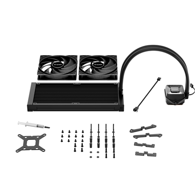be quiet! Pure Loop 3 Liquid CPU Cooler, Universal Socket, 280mm Radiator, 2 x Pure Wings 3 140mm PWM High Speed, 3-year manufacurer's warranty. image 5
