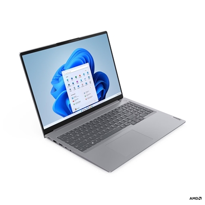 Lenovo ThinkBook 16 Laptop, 16 Inch WUXGA 1920x1200 IPS Screen, AMD Ryzen 3 7330U, 16GB RAM, 256GB SSD, AMD Radeon Graphics, Windows 11 Pro image 2