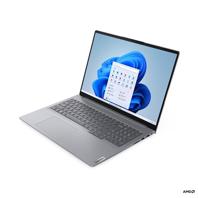 Lenovo ThinkBook 16 Laptop, 16 Inch WUXGA 1920x1200 IPS Screen, AMD Ryzen 3 7330U, 16GB RAM, 256GB SSD, AMD Radeon Graphics, Windows 11 Pro image 3