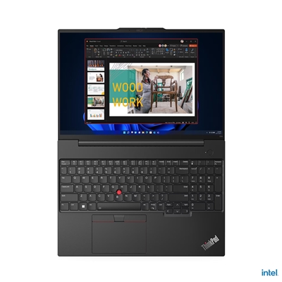 Lenovo ThinkPad E16 Laptop, 16 Inch WUXGA 1920x1200, Intel Core i3-1315U Processor, 8GB RAM, 256GB SSD, Intel UHD Graphics Graphics, Windows 11 Pro image 6
