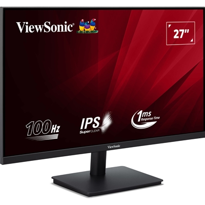 Viewsonic VA270-H-2 27-Inch Full HD IPS Monitor, 1920x1080 resolution, 100Hz, Freesync, HDMI, VGA, 1ms, VESA image 2