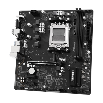 ASRock A620AM-HVS AMD AM5 Socket Motherboard, Micro-ATX, 2x DDR5 Slots, 2x M.2 Socket, GbE LAN, 1x D-Sub / 1x HDMI Port image 4